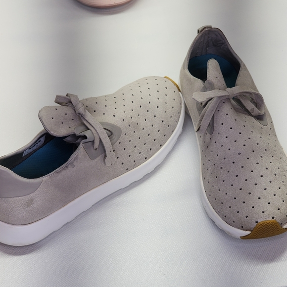 Native Gray Perforated Sneakers - Picture 2 of 7